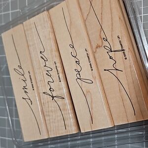 Wonderful Words II rubber Stampin Up set